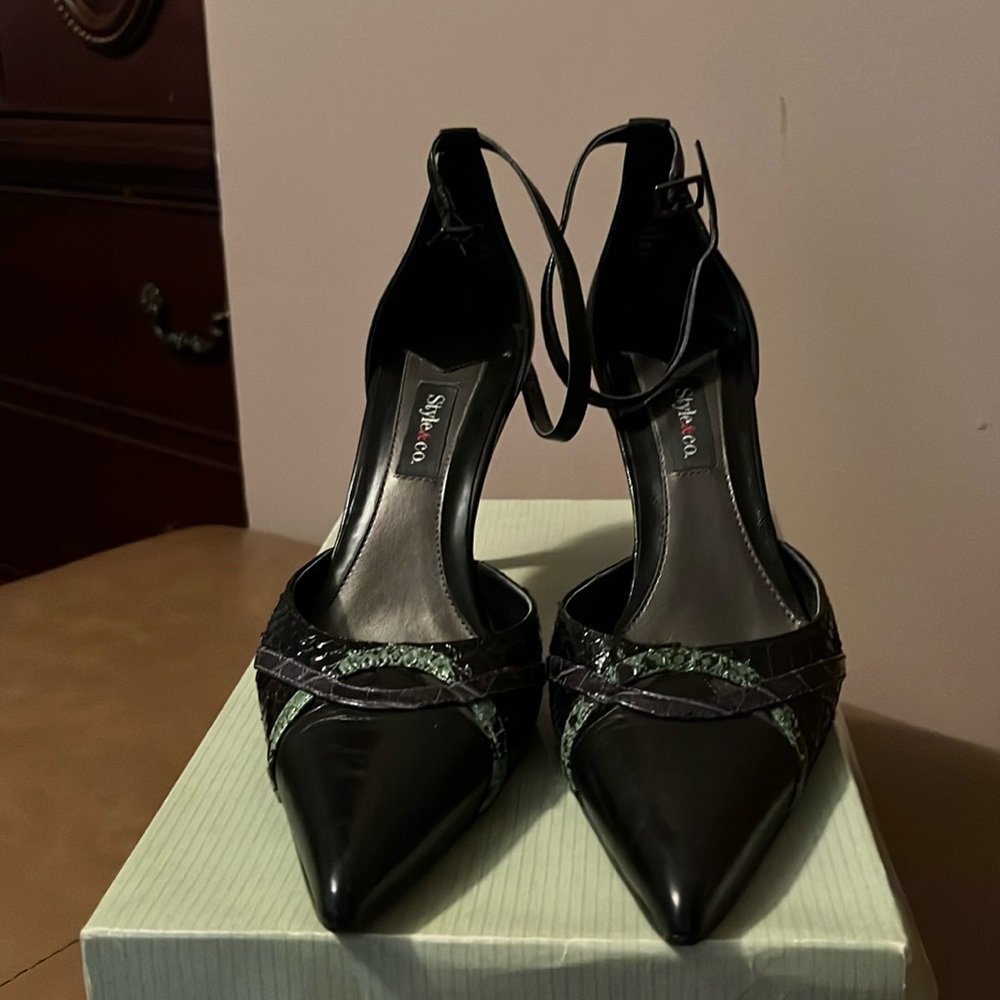 Black heels